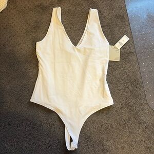 Second Skin Bodysuit, NWT, V Neck Tank, thong